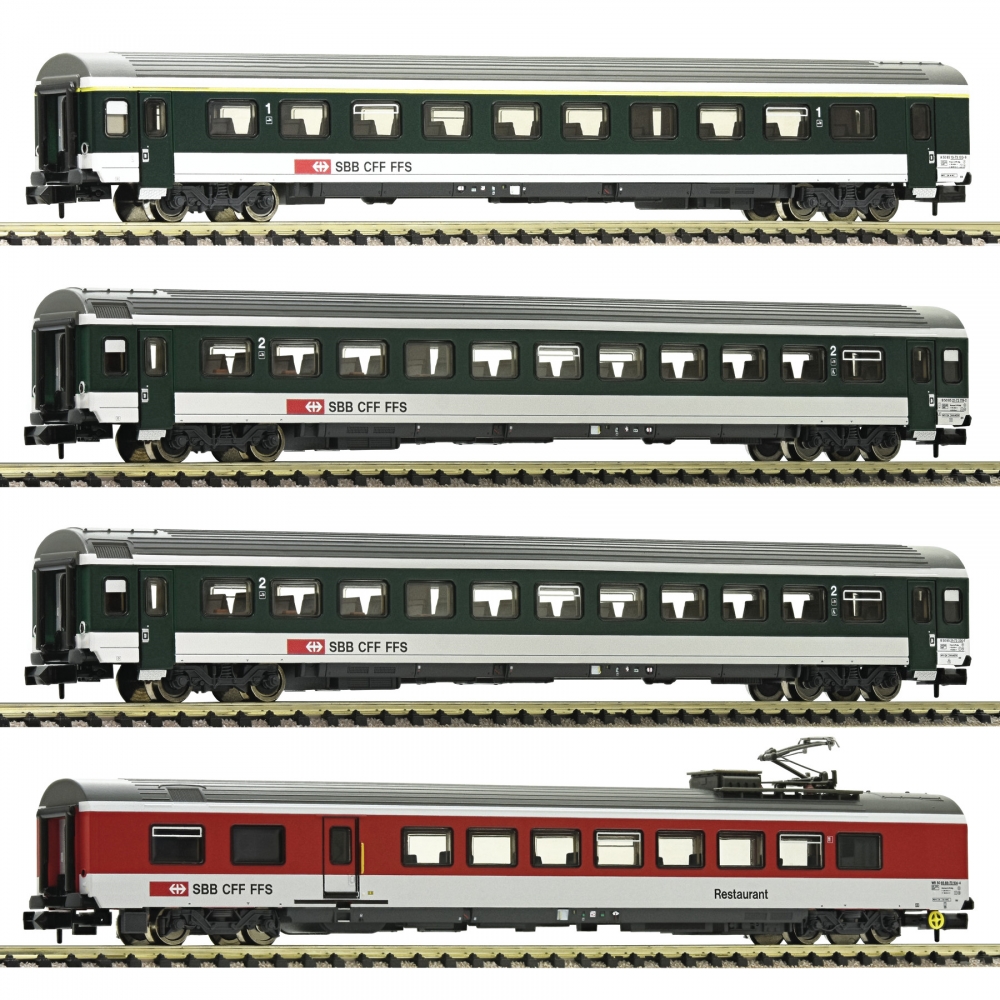 Fleischmann 890326 N Reisezugwagen, SBB 4er-Set