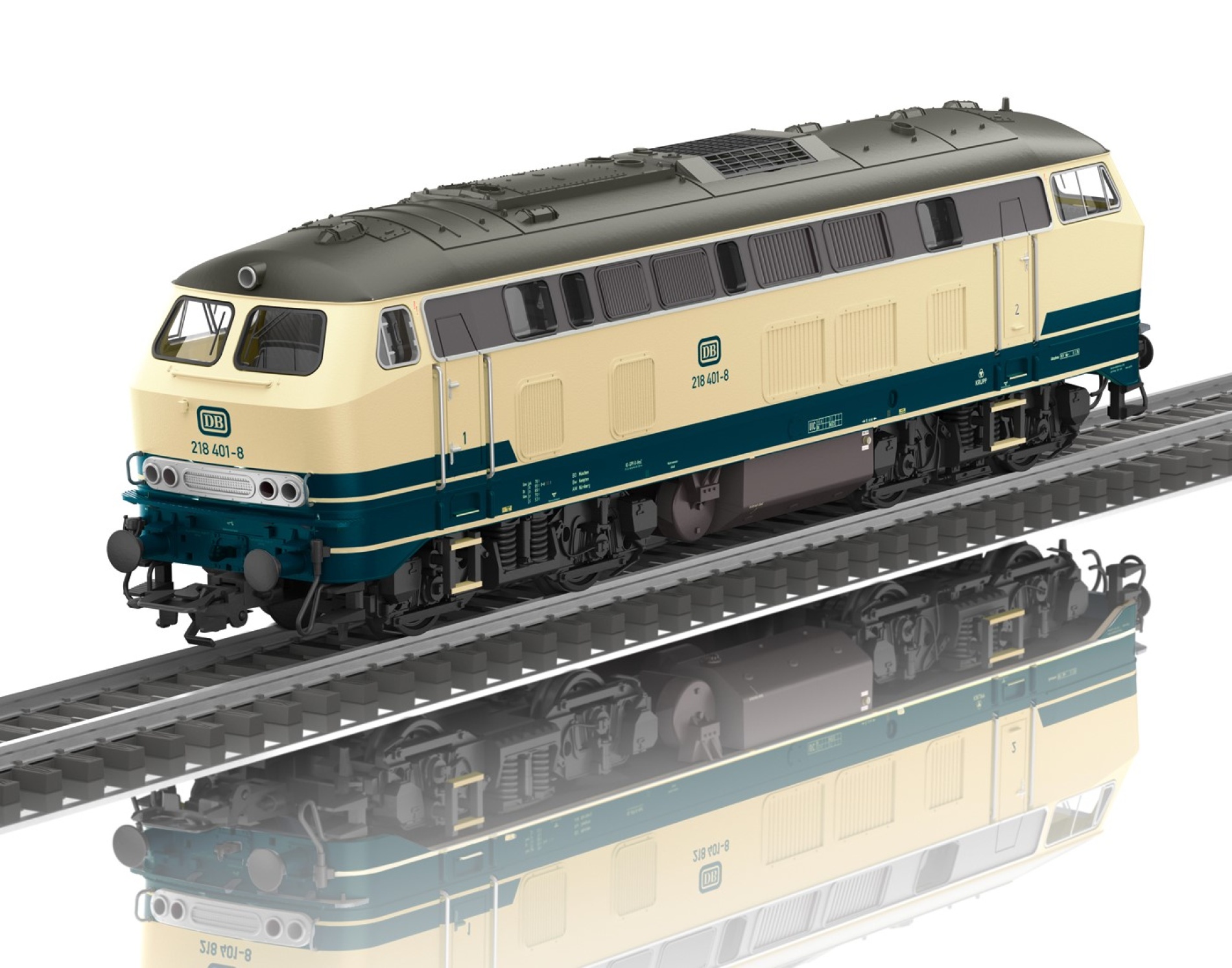 Trix 22431 H0 Diesellok BR 218, DB "Digital+Sound" 