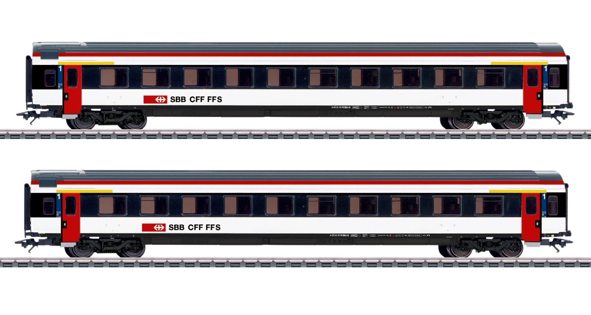 Märklin 42154 H0 Schnellzugwagen EW IV A, SBB 2er-Set 