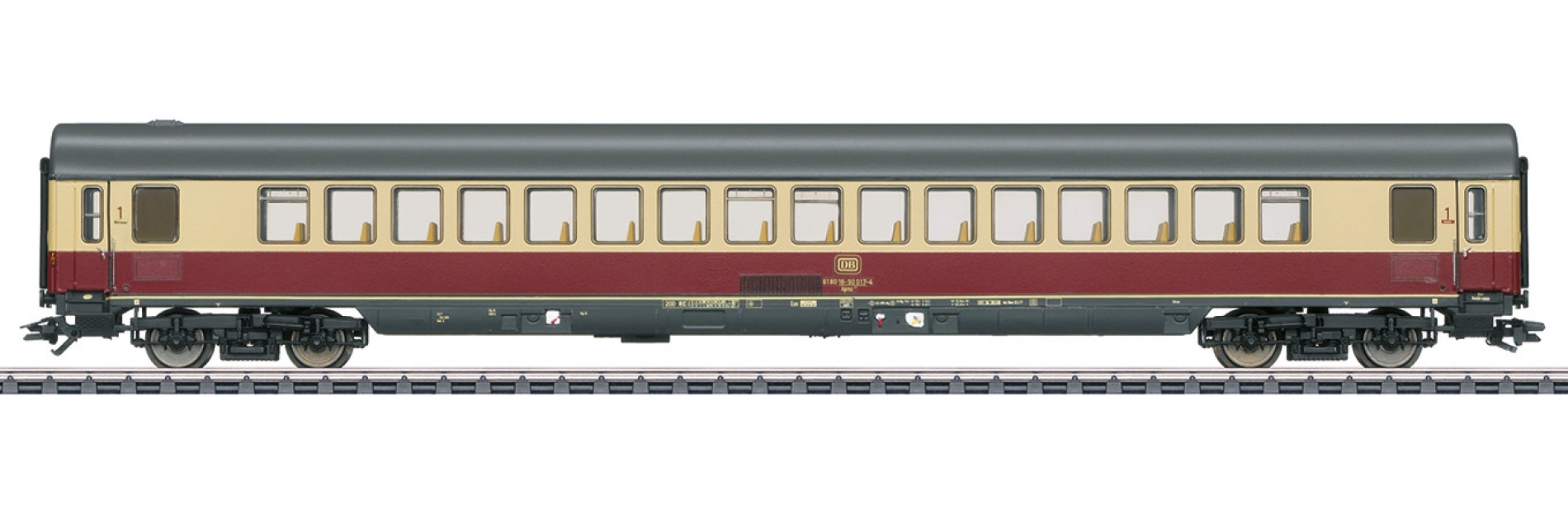 Märklin 43861 H0 Schnellzugwagen Apmz 121, 1. Klasse, DB 