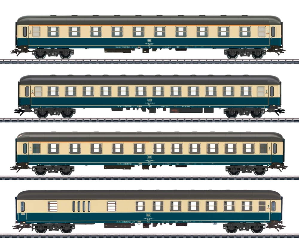 Märklin 43914 H0 Schnellzugwagen, DB 4er-Set