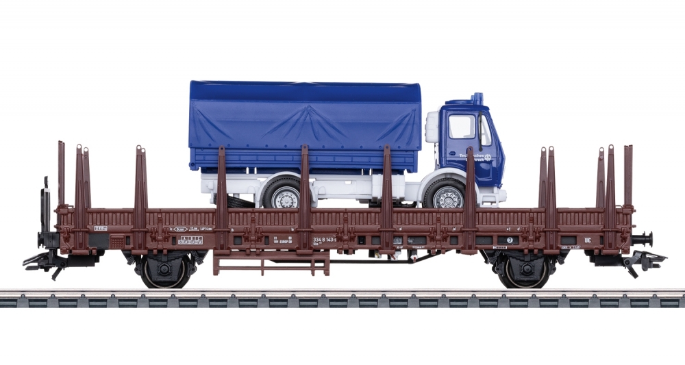 Märklin 45059 H0 Rungenwagen THW Transport