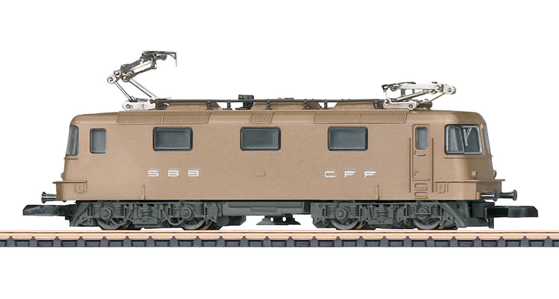 Märklin 88597 Spur Z E-Lok Re 4/4 II in Echtbronze 