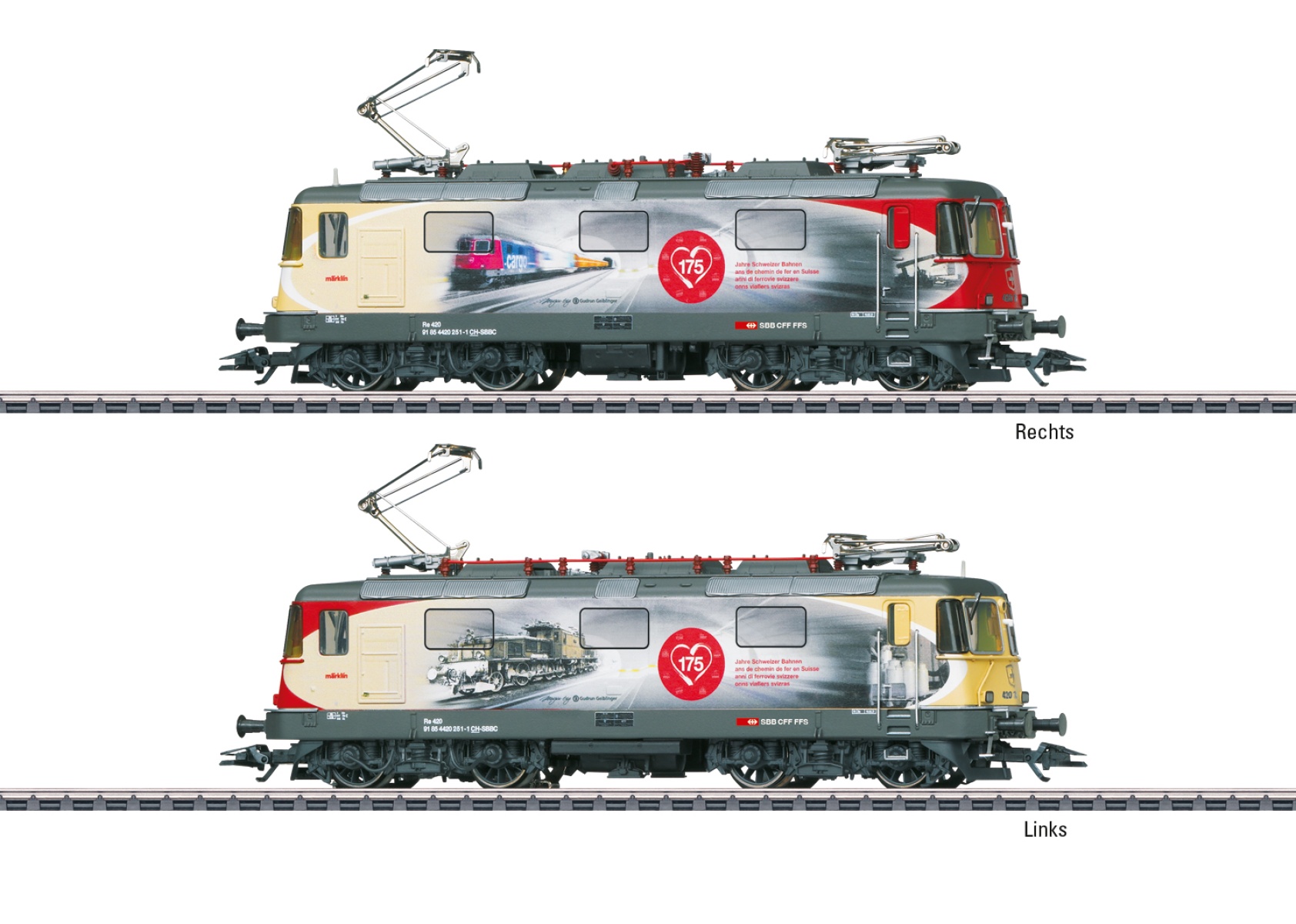Märklin 37875 H0 E-Lok Re 420, SBB "Digital+Sound" 