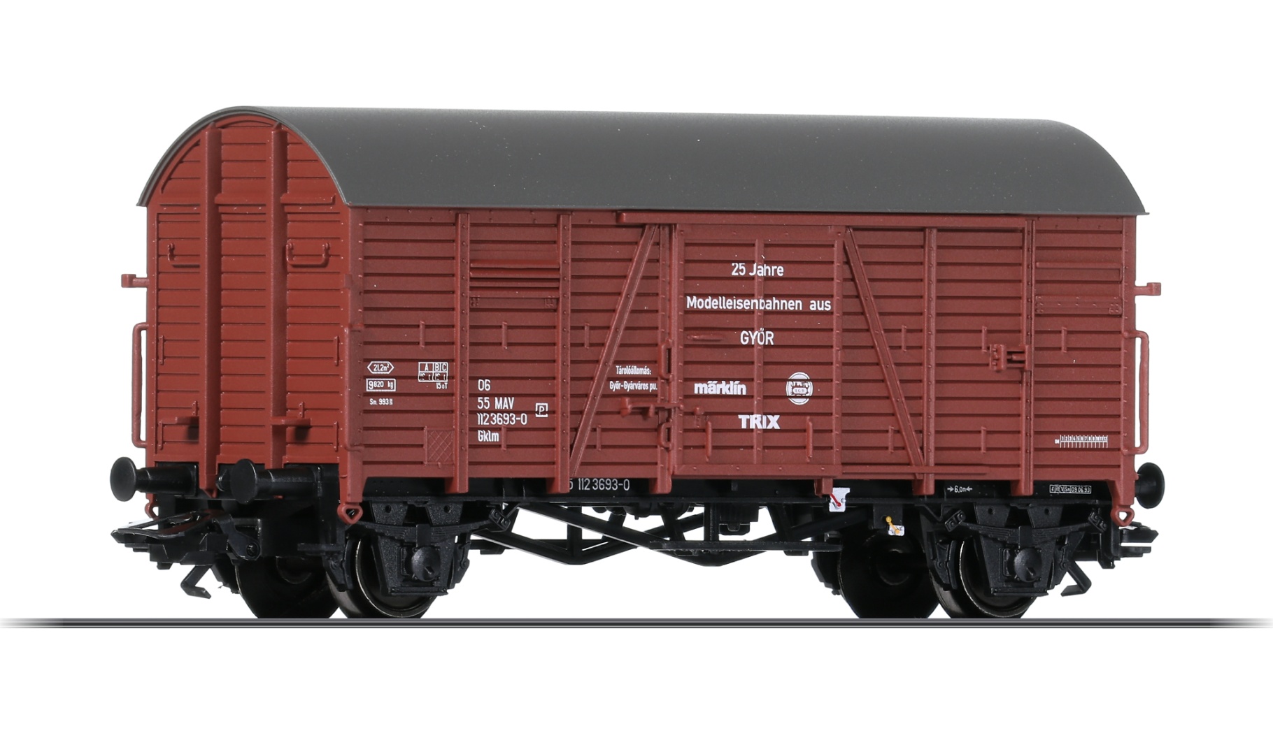 Trix 92028 H0 Gedeckter Güterwagen Oppeln 25 Jahre GYÖR 