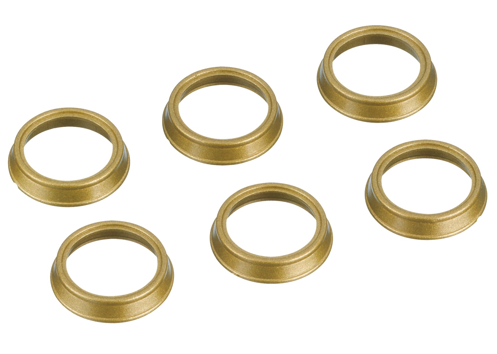 LGB E131836 Lampenringe gold (6 Stück) Modelleisenbahn