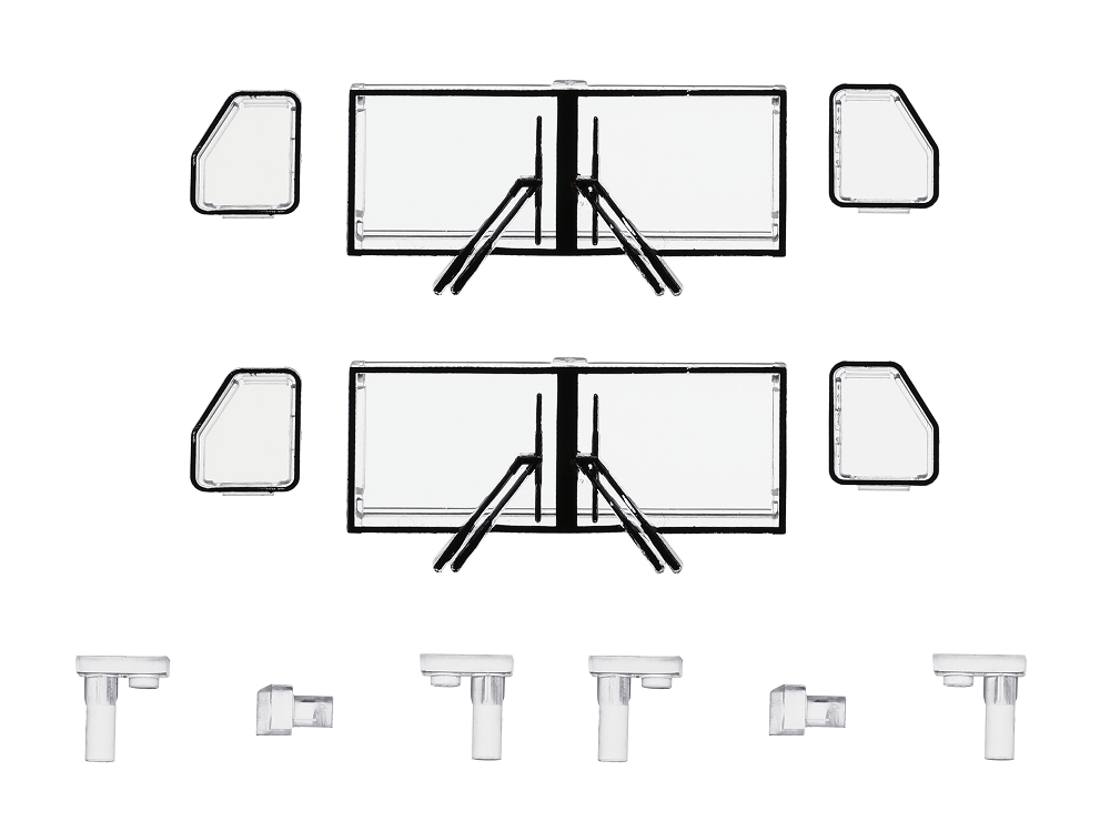 Märklin E141376 Zubehör-Set Fenster, Lichtkörper Modelleisenbahn