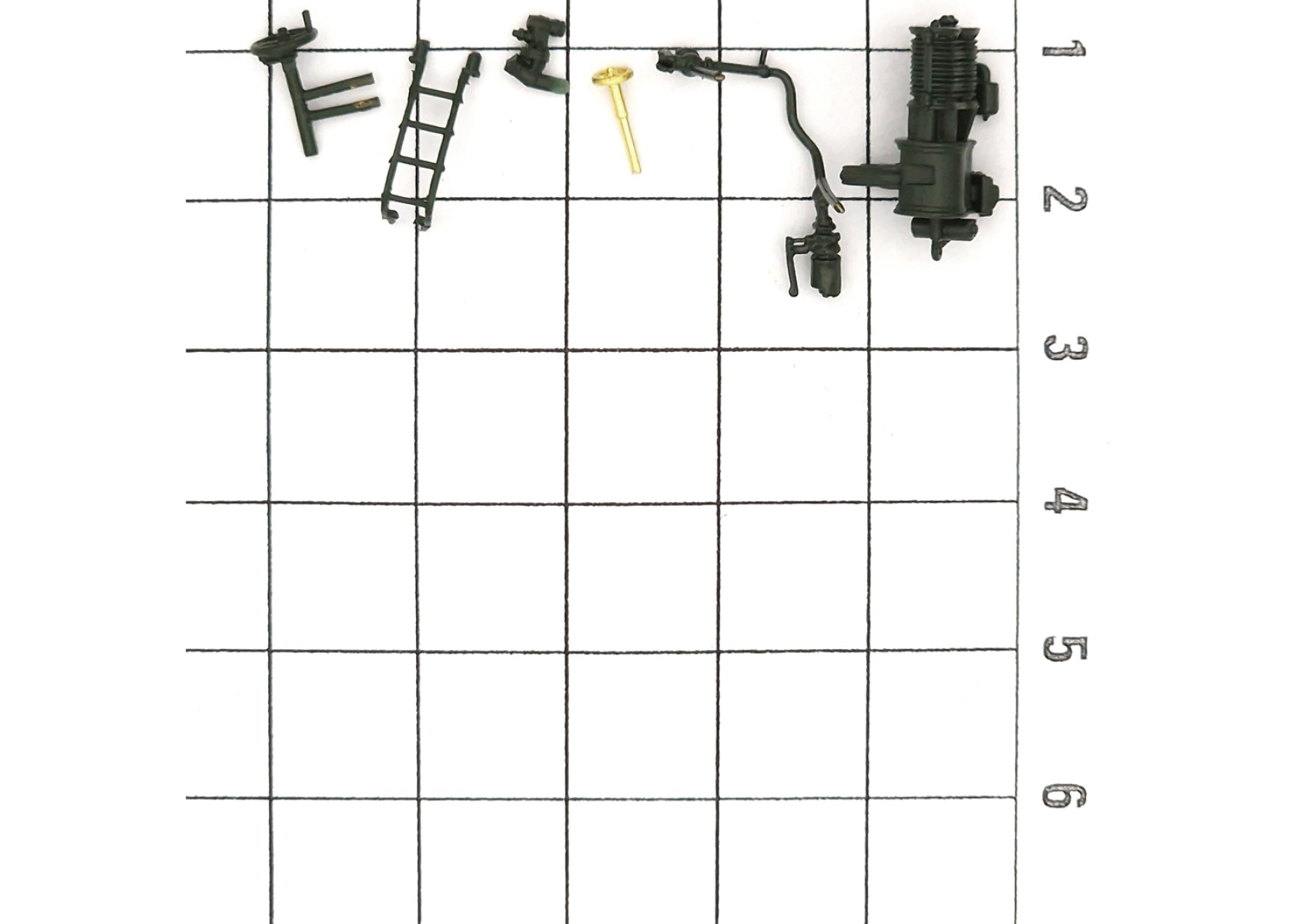 Märklin E333159 Leiter, Pfeife, Pumpen, Handrad (Set) Modelleisenbahn