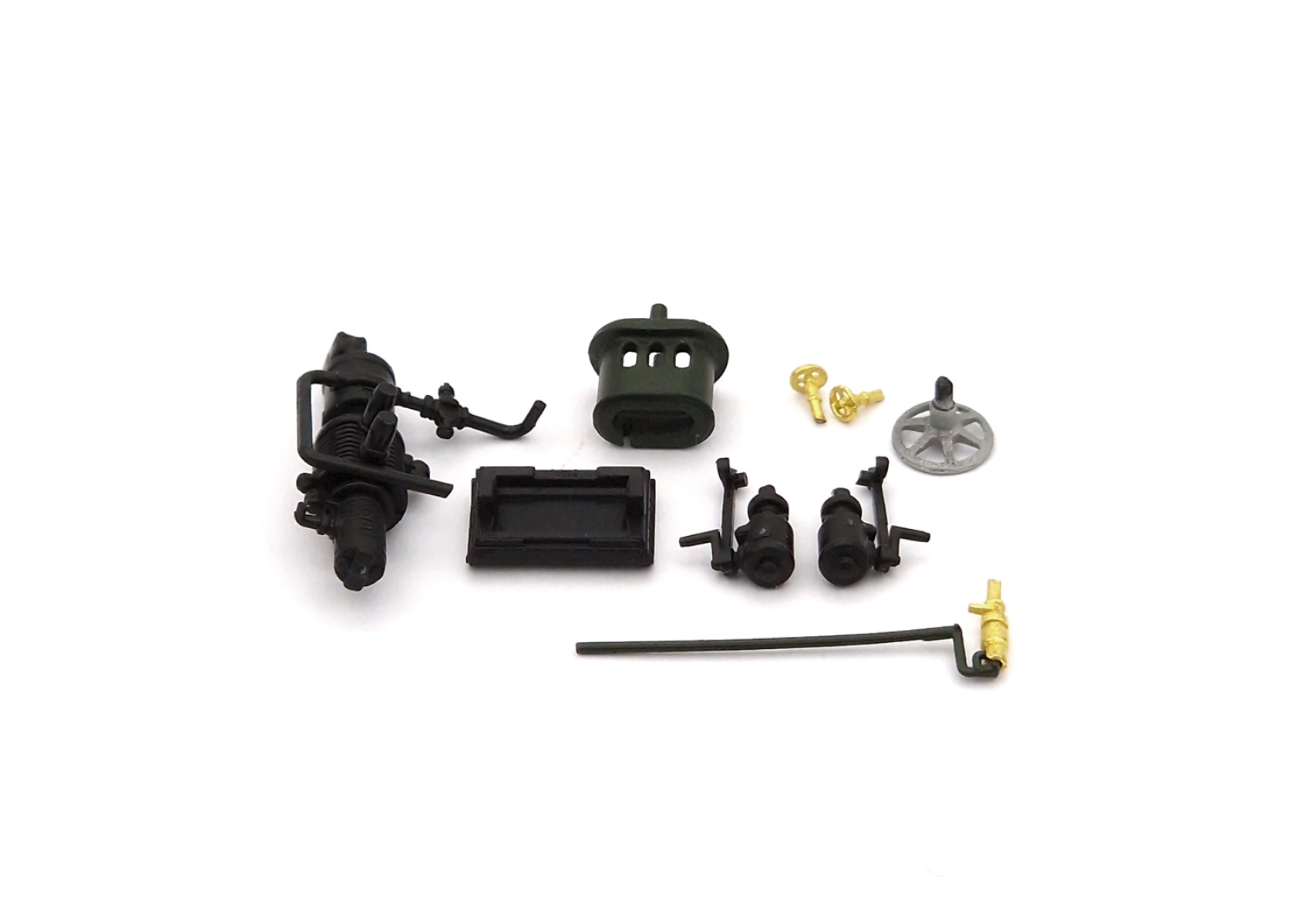 Märklin E334154 Pfeife, Ventil, Handrad, Pumpe, Hutze (Set) Modelleisenbahn