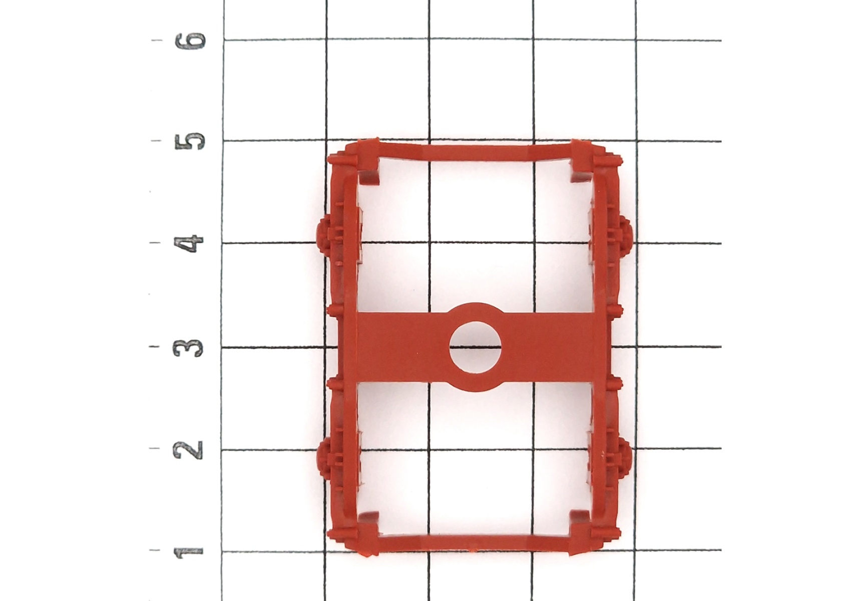 Märklin E434100 Drehgestellrahmen rot (2 Stück) Modelleisenbahn