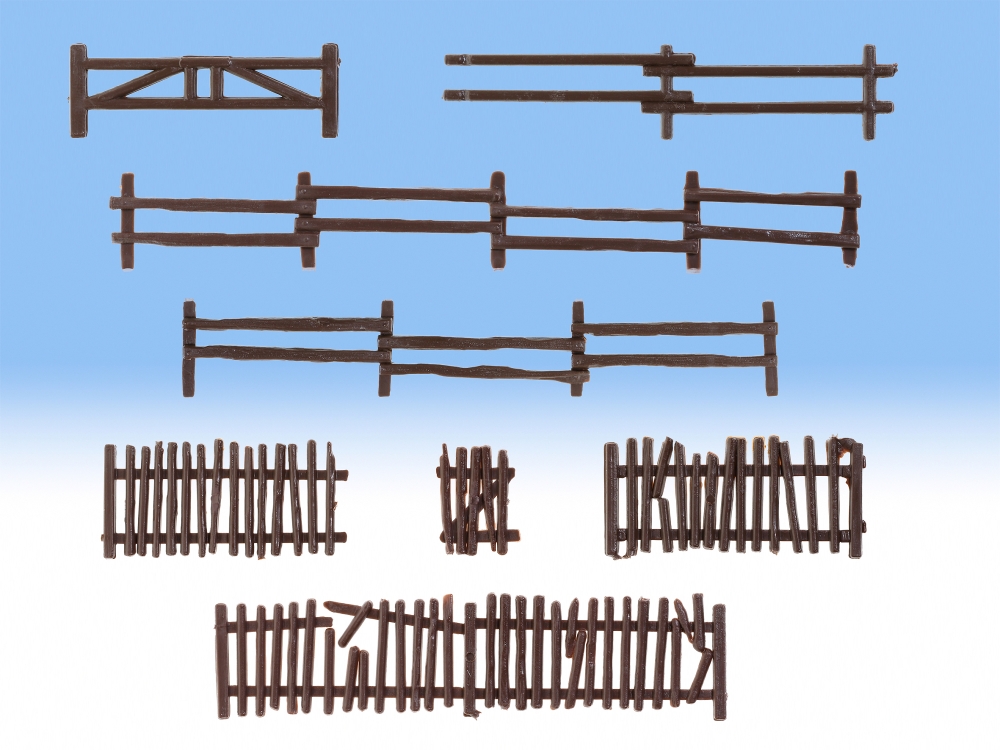 NOCH 33095 N Großpackung Ländliche Zäune