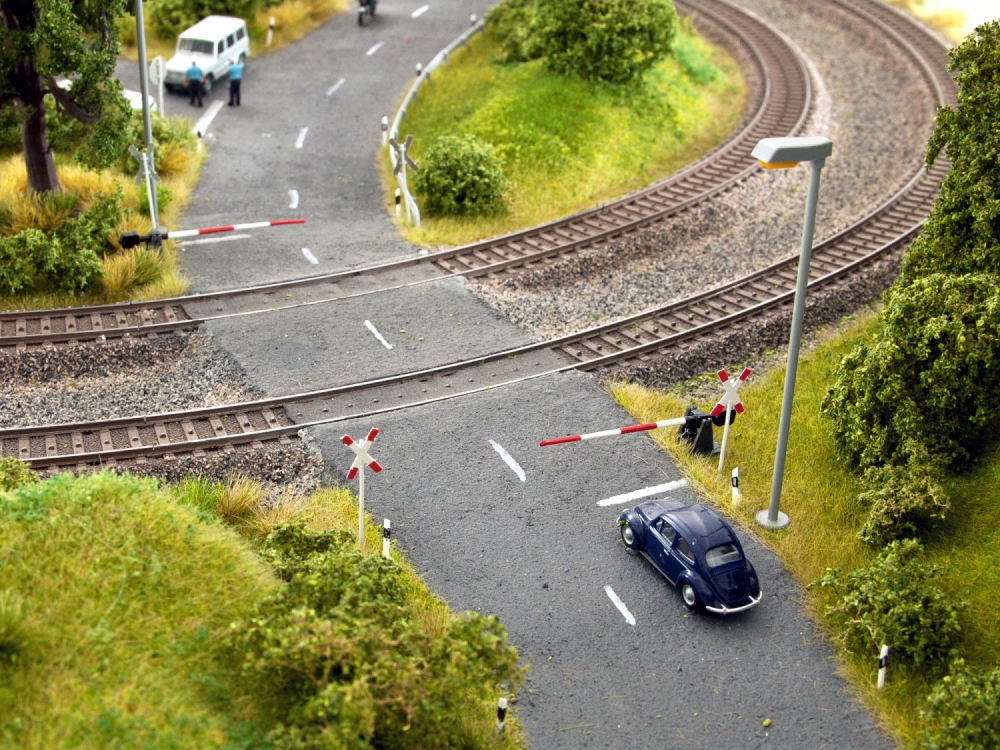 NOCH 14307 H0 Bahnschranken & Andreaskreuze