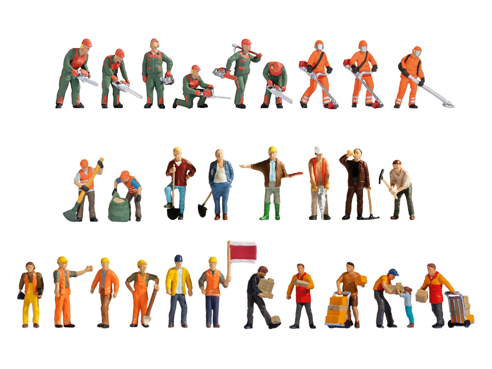 NOCH 16052 H0 Mega-Spar-Set "Bei der Arbeit" 29 Figuren