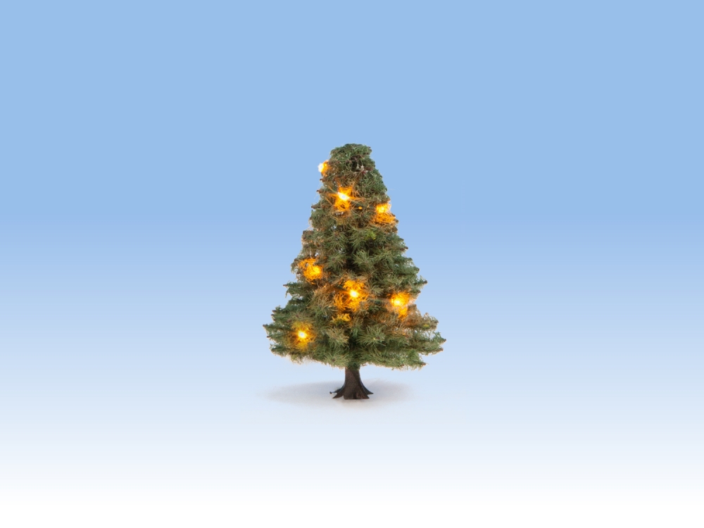 NOCH 22111 H0/TT/N Beleuchteter Weihnachtsbaum , mit 10 LEDs, 5cm hoch