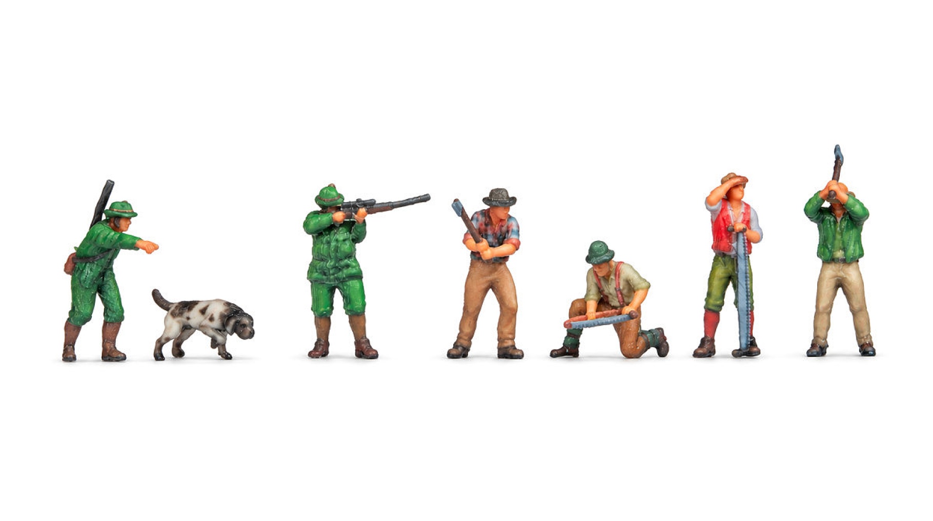NOCH 35100 N Jäger und Holzfäller (3D-Master)
