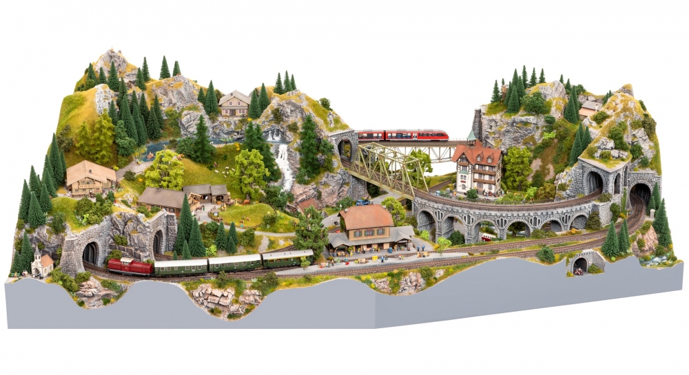 NOCH 53605 H0 Easy-Track Trassenbausatz Andreastal