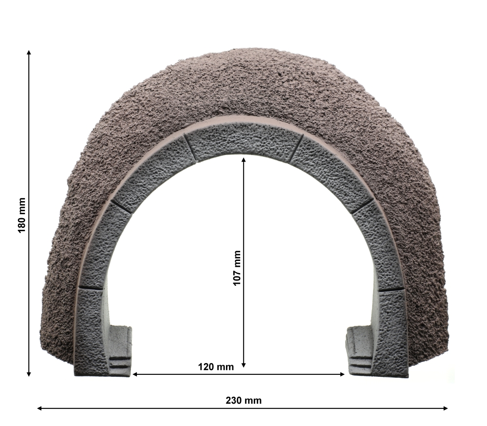 NOCH 58040 H0 ICE Tunnel-Portal, 18 x 23 cm