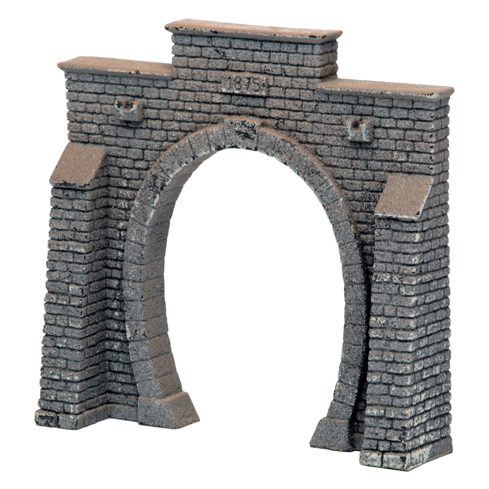 NOCH 58051 H0 Tunnel-Portal 1-gleisig, 13 x 12,5 cm