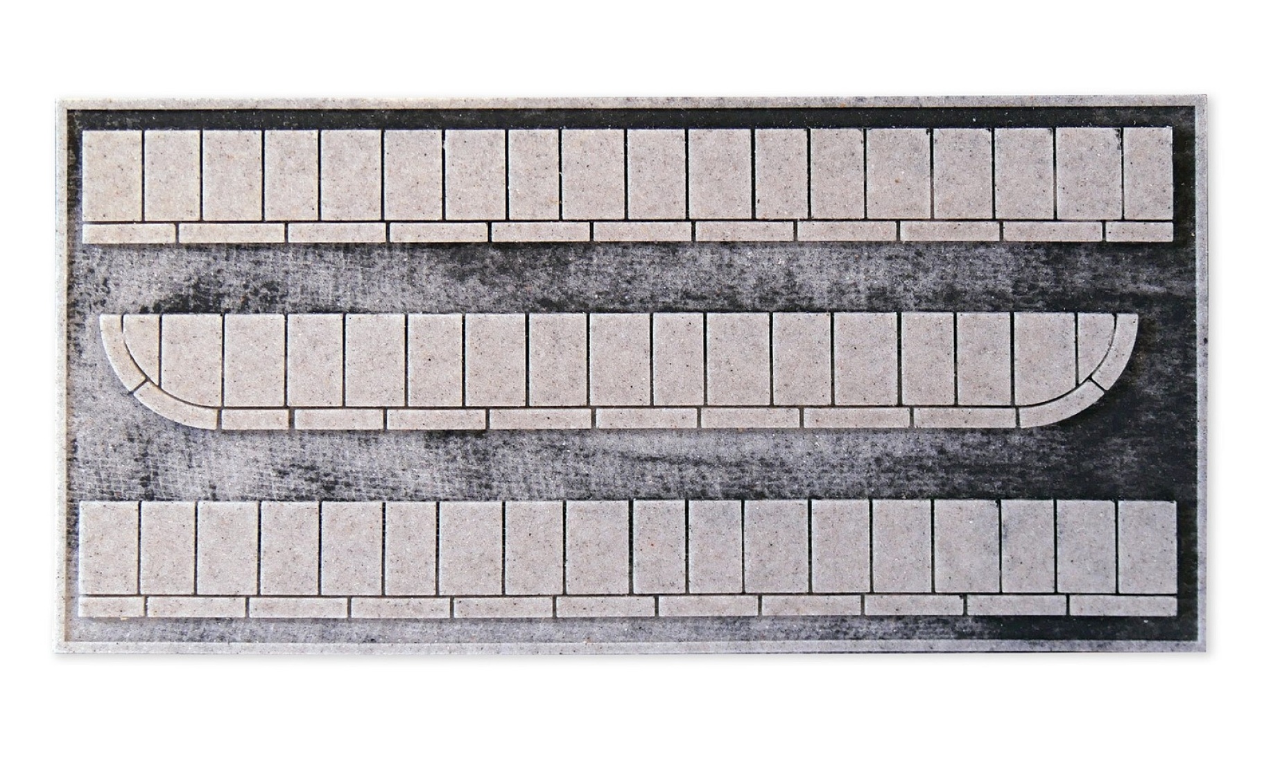 NOCH 60340 H0 Struktur-Bürgersteig “Beton-Platten” 