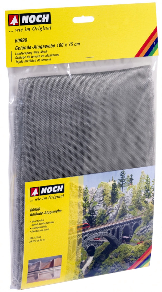 NOCH 60990 Gelände-Alugewebe XL 100 x 75 cm 