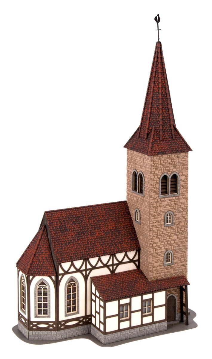 NOCH 66906 H0 Kirche St. Georg mit Sound Glockenläuten 