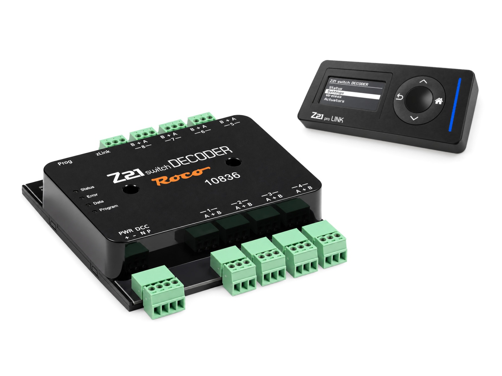 Roco 10836 Z21 switch DECODER für DCC + Z21 pro LINK 