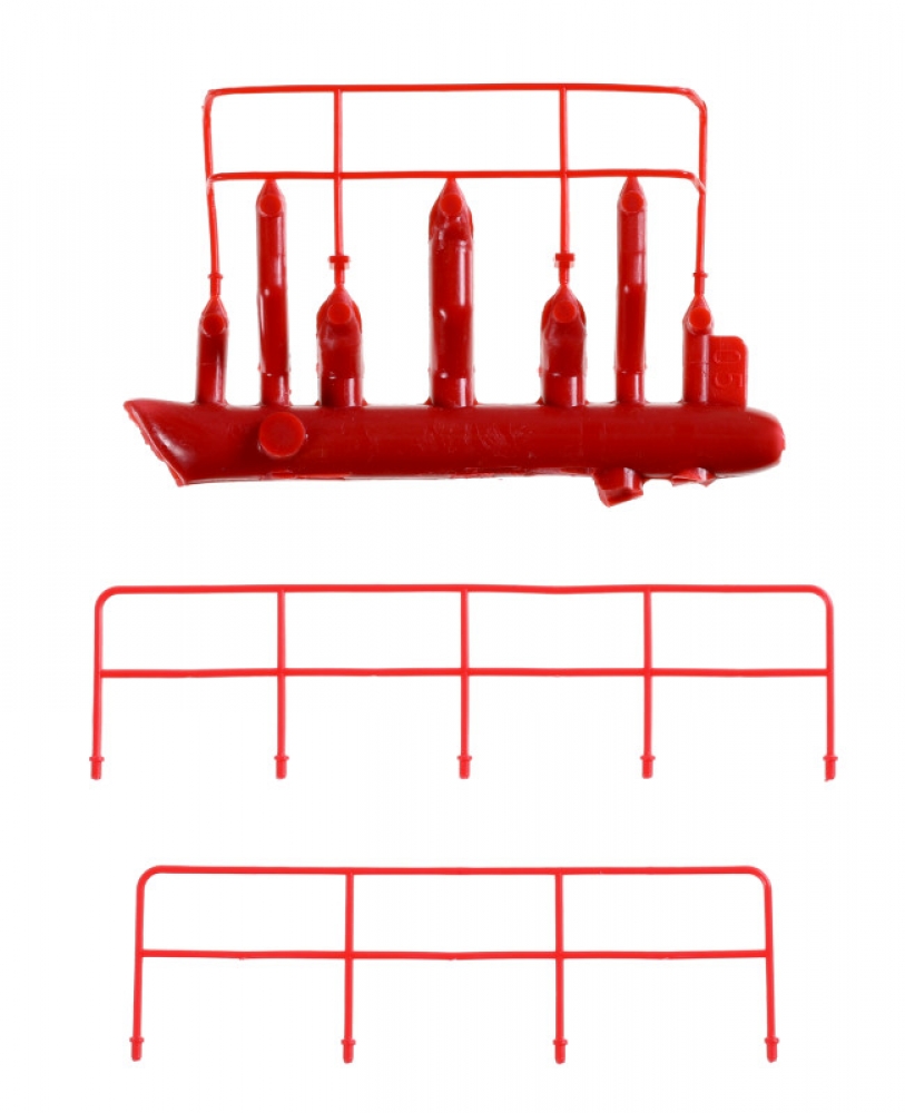 Roco 130395 H0 Teilesatz Geländer, feuerrot