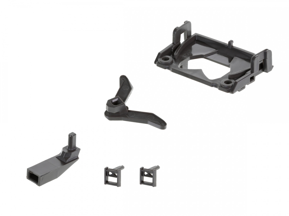 Roco 141136 Teilesatz Kinematik Deichsel, umbragrau