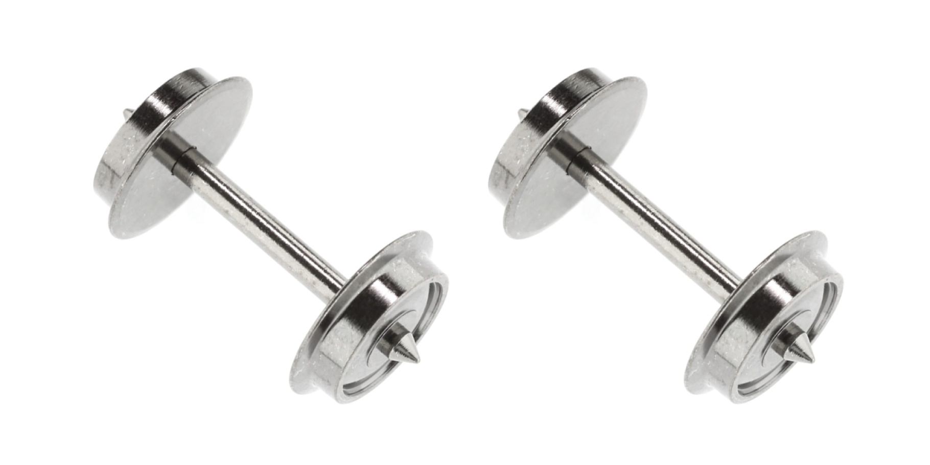 Roco 40177 H0 Radsatz DC, Ø 10 mm, Länge 24,8 mm (2er-Set) für T3000e Wagen