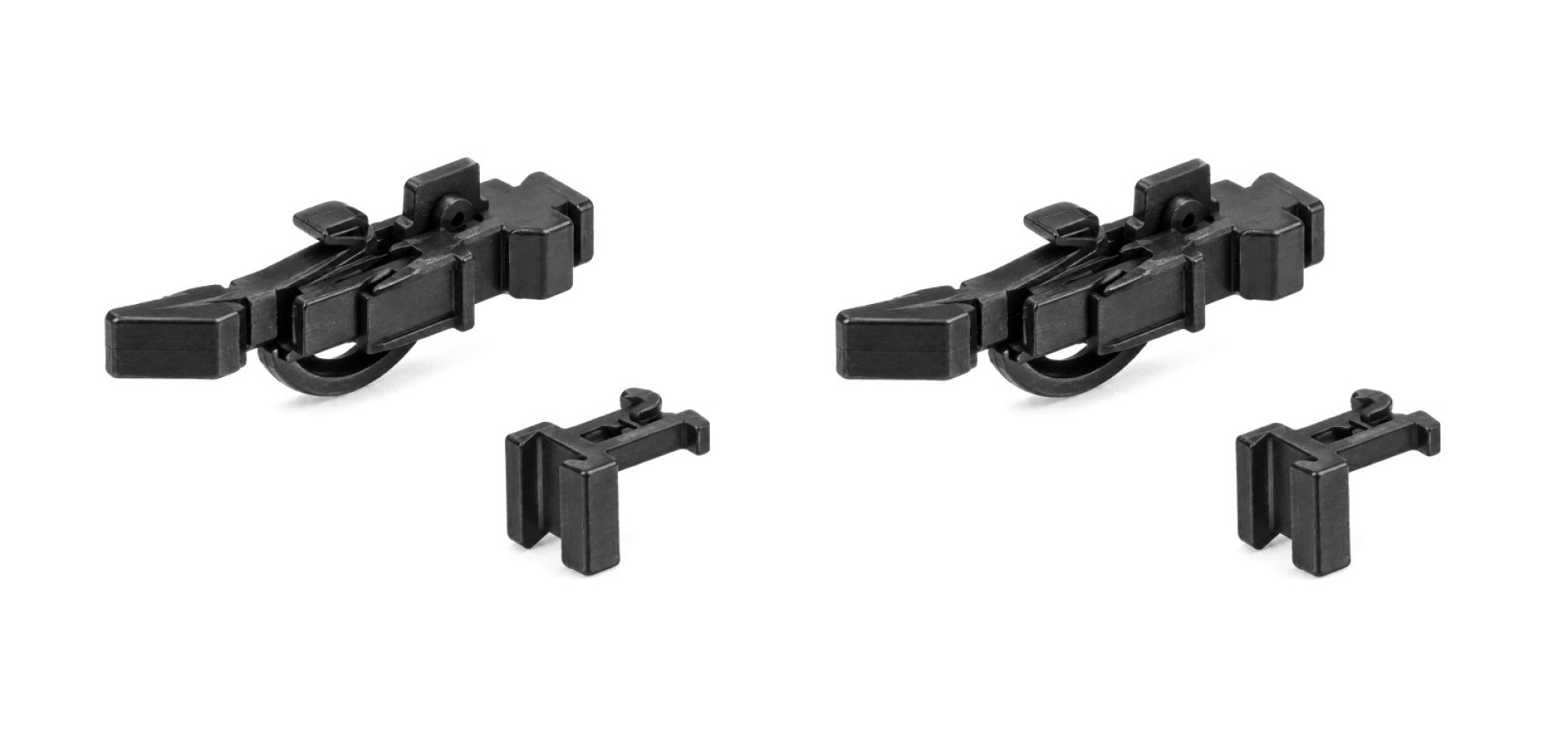 Roco 40286 H0 Kurzkupplungsköpfe mit Vorentkupplung, höhenverstellbar (2 Stück)