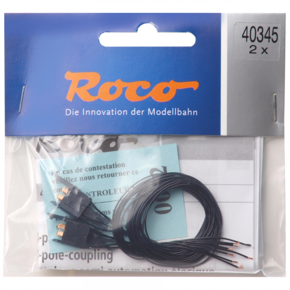 Roco 40345 H0 Elektrische Kupplung 4-polig (2 Stück)