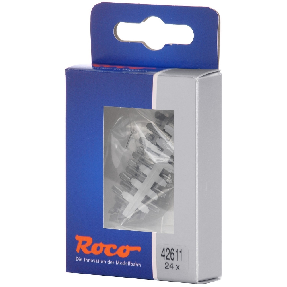 Roco 42611 H0 Isolierschienenverbinder (24 Stück)