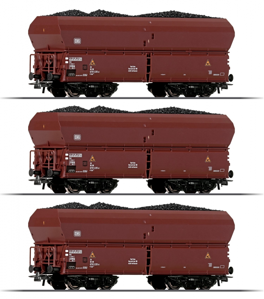 Roco 56332 H0 Selbstentladewagen, DB 3er-Set