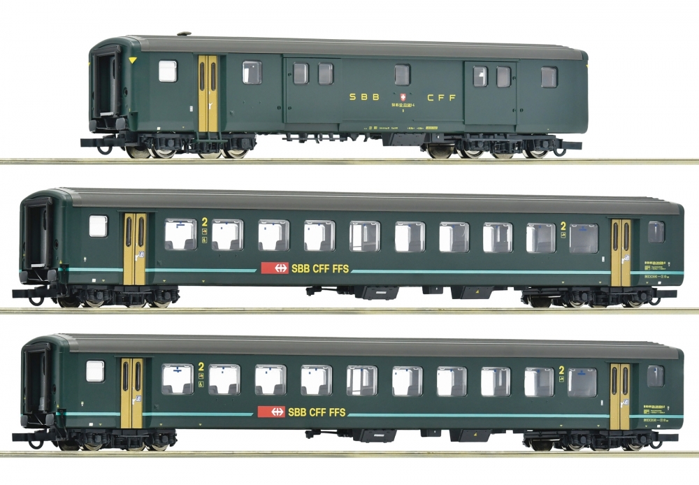 Roco 6200090 H0 Reisezugwagen, SBB 3er-Set