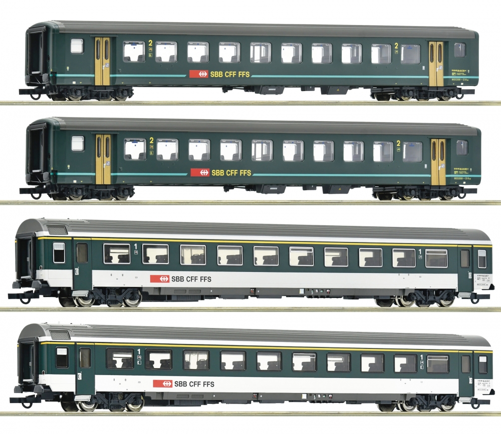 Roco 6200091 H0 Reisezugwagen, SBB 4er-Set