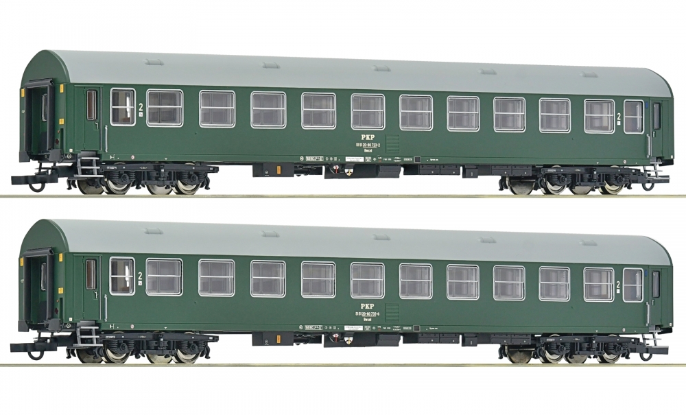 Roco 6200102 H0 Personenwagen, PKP 2er-Set