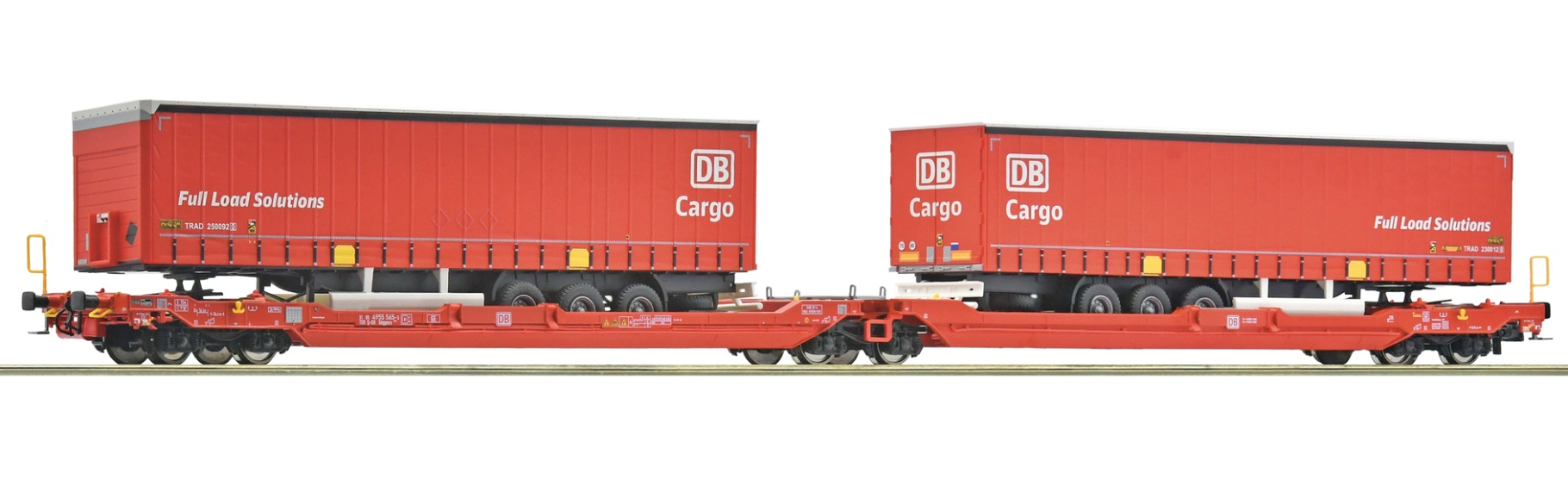 Roco 6600168 H0 Doppeltaschen-Gelenkwage T3000e, DB Cargo 