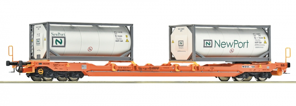 Roco 6600275 H0 Taschenwagen T5, Wascosa