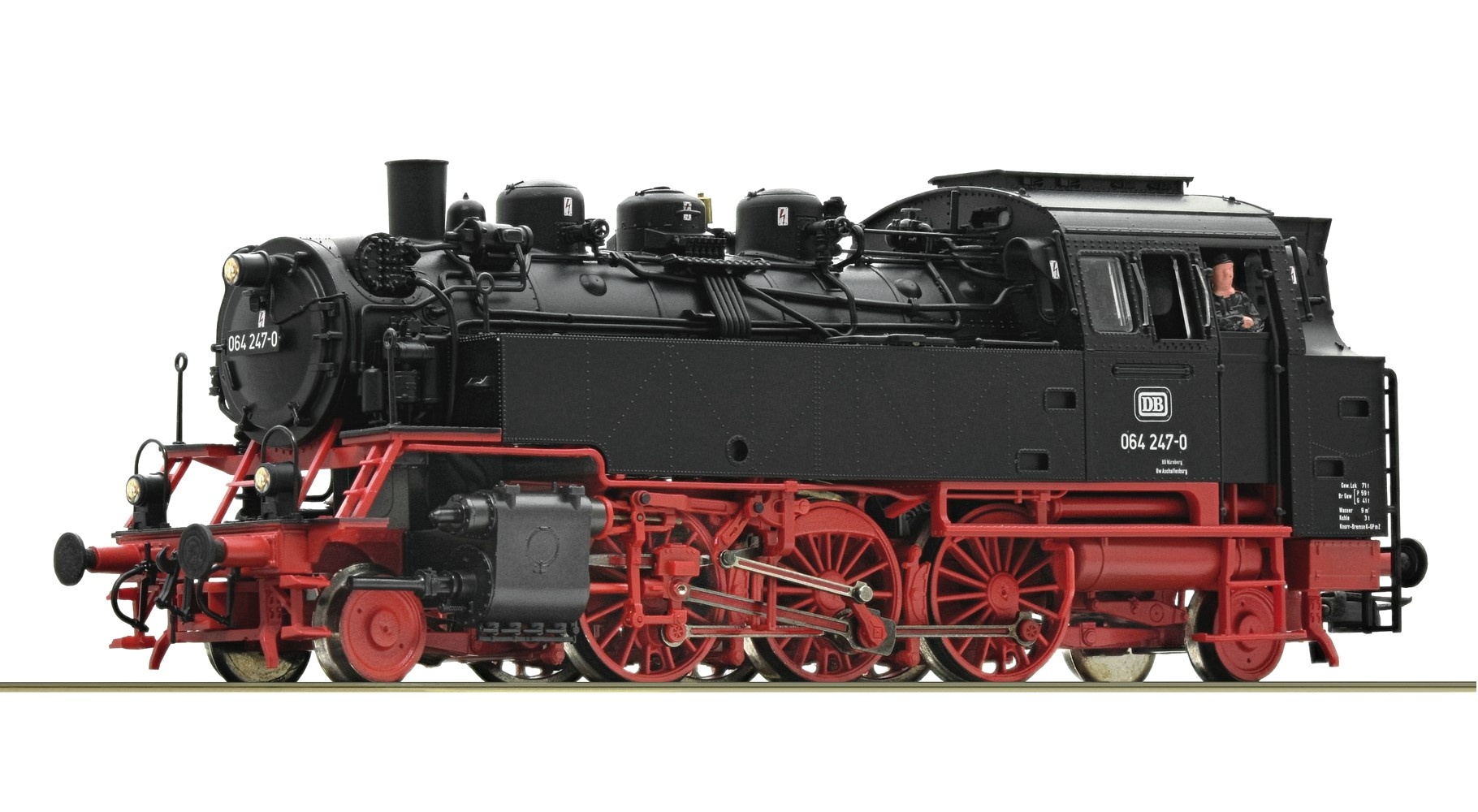 Roco 78218 H0 Dampflok BR 064 247-0, DB "Digital+Sound" für AC~ Wechselstrom