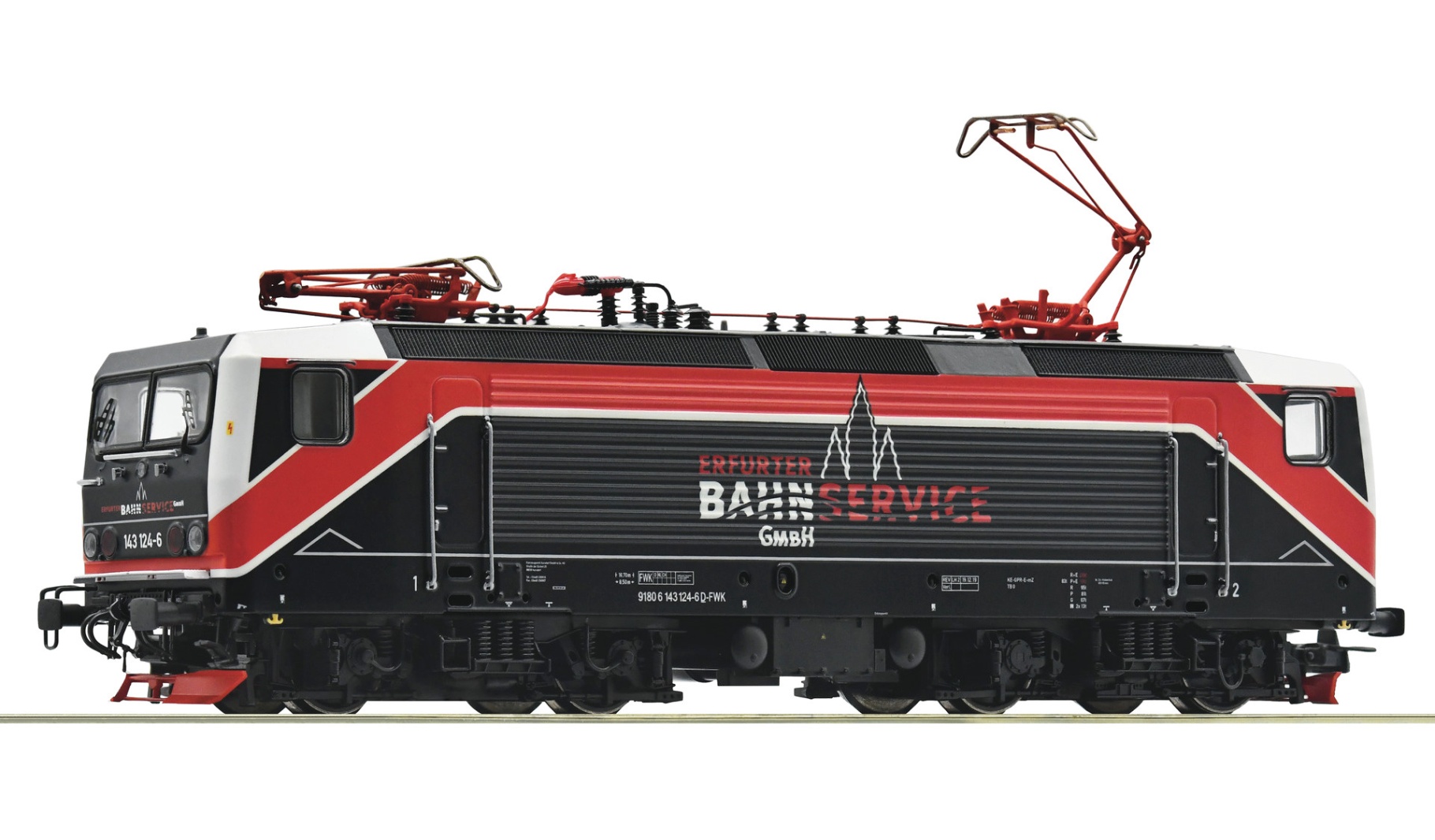 Roco 70482 H0 E-Lok BR 143 124-6, EBS "Digital+Sound" 