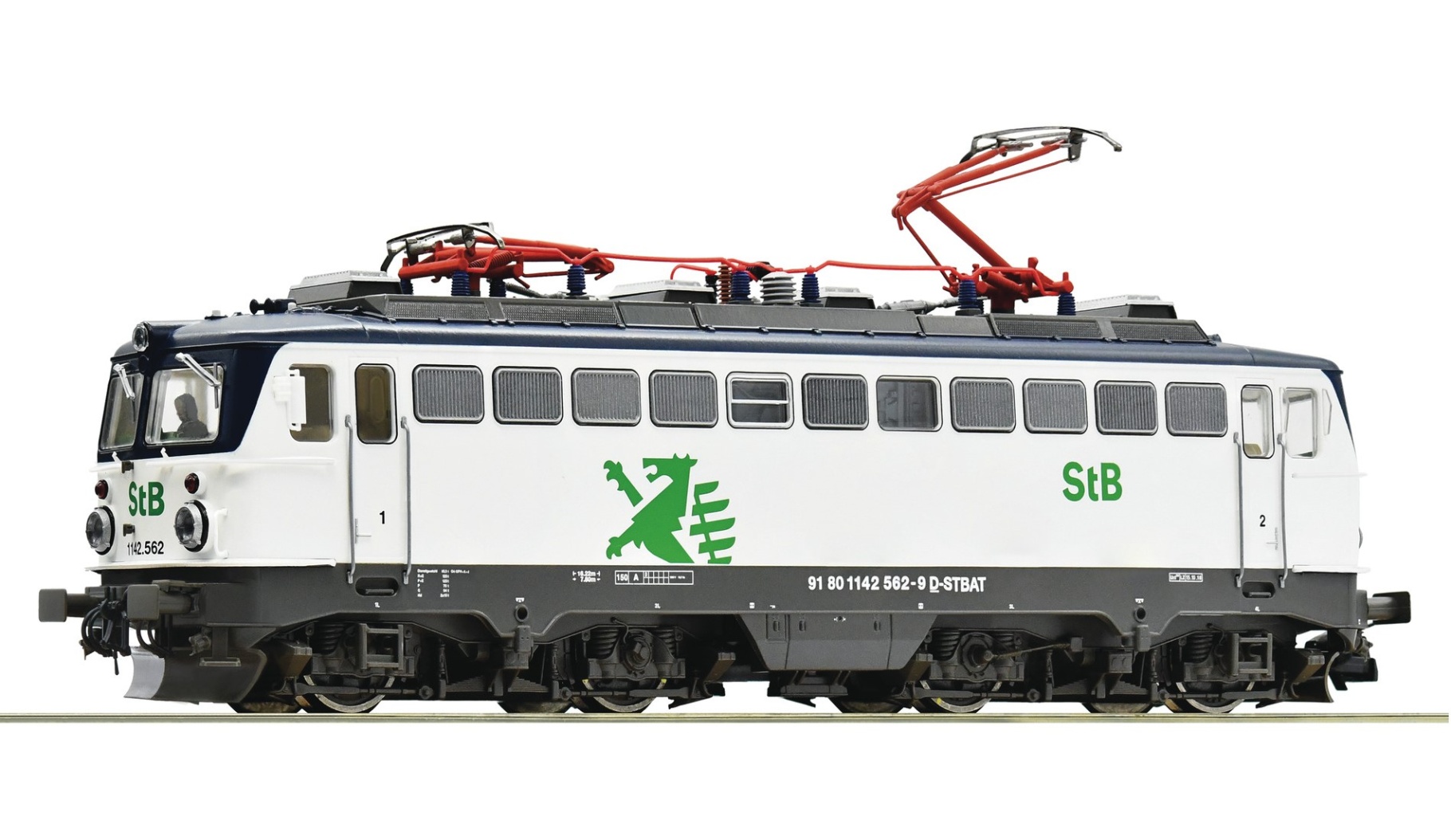 Roco 70602 H0 E-Lok Rh 1142 562-9, StB "Digital+Sound" 
