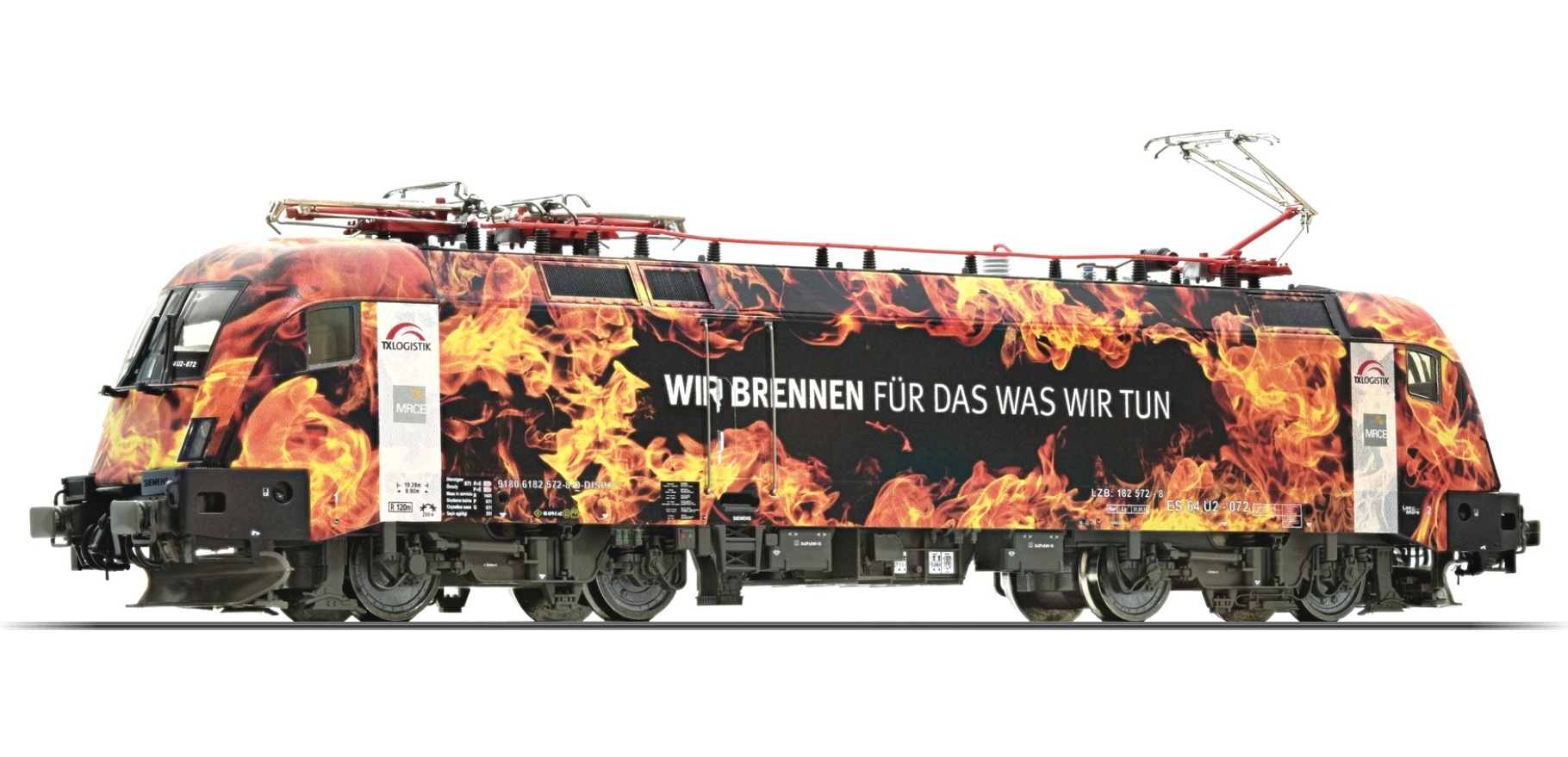 Roco 73229 H0 E-Lok BR 182 572-8, TX-Logistik "Digital+Sound"