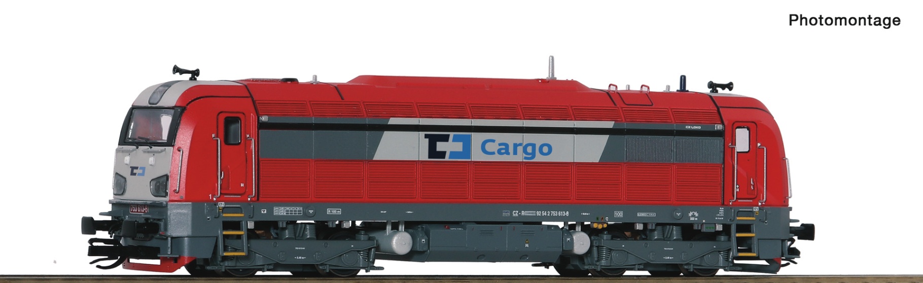 Roco 7390036 TT Diesellok Rh 753.6, CD Cargo, Sound 