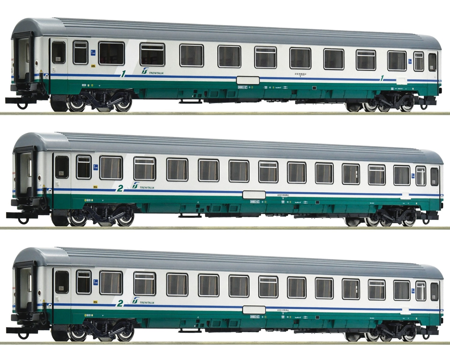 Roco 74284 H0 EC-Reisezugwagen, FS 3er-Set 