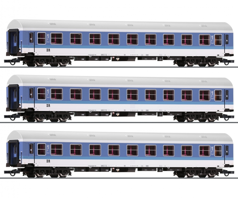 Roco 74818 H0 Schnellzugwagen 1. Klasse, DR 3er-Set