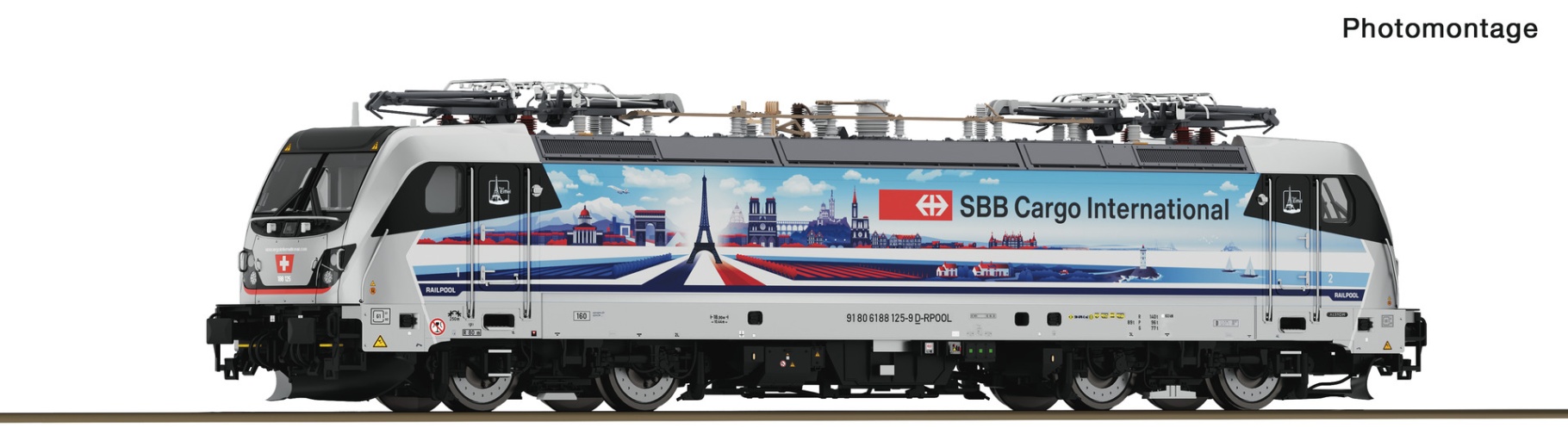 Roco 7520303 H0 E-Lok 188 125-9, SBB Cargo International, AC-Sound