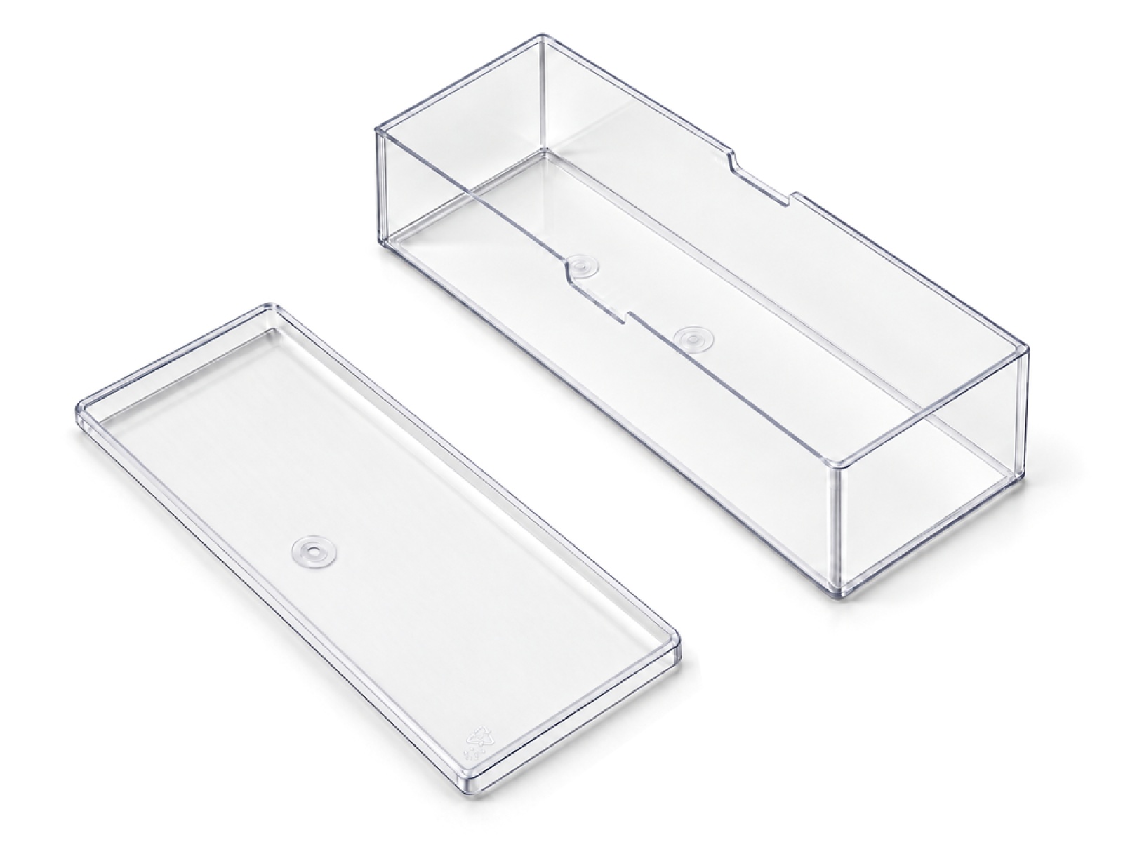 Roco 96282.A Glasschachtel mit Glasdeckel 150 x 60 x 40 mm