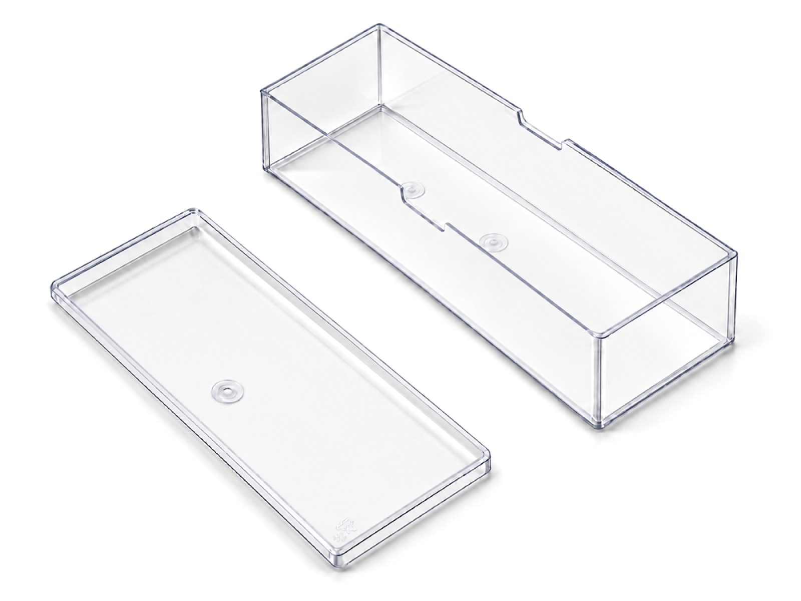 Roco 96284.B Glasschachtel mit Glasdeckel 225 x 60 x 40 mm