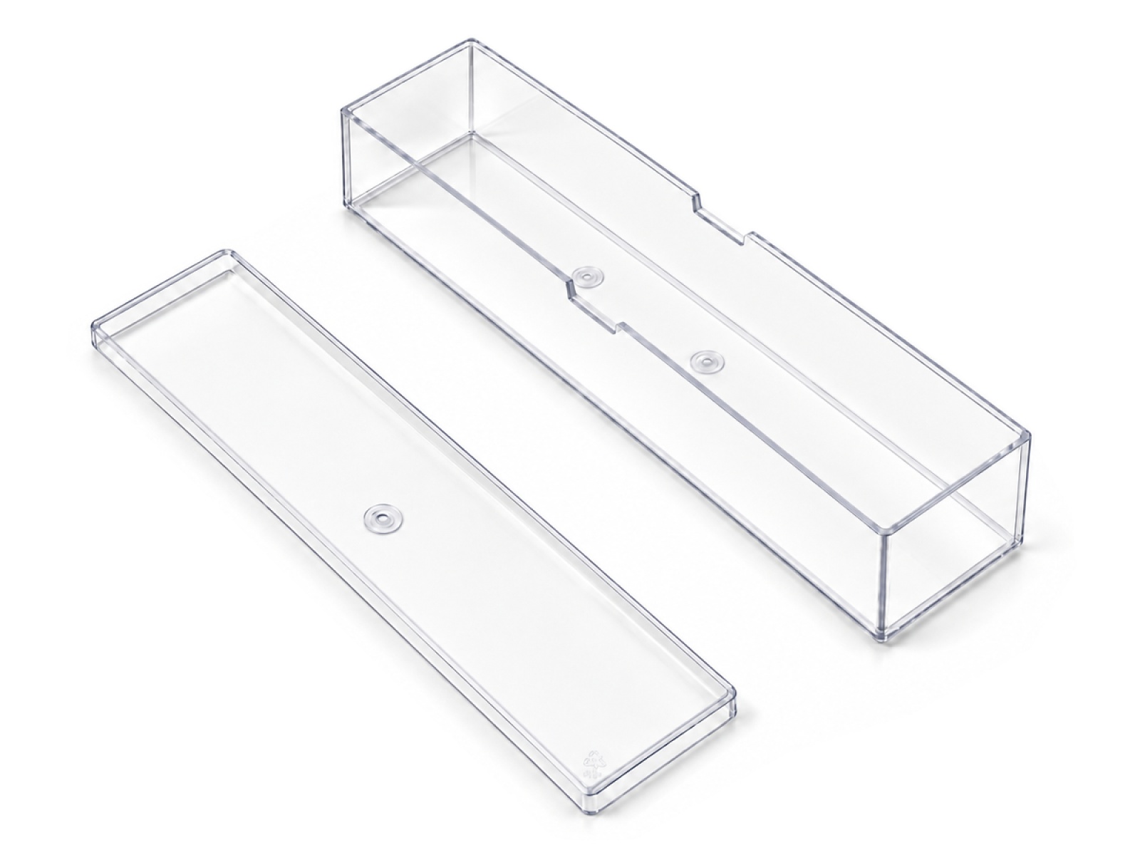 Roco 96286.C Glasschachtel mit Glasdeckel 300 x 60 x 40 mm
