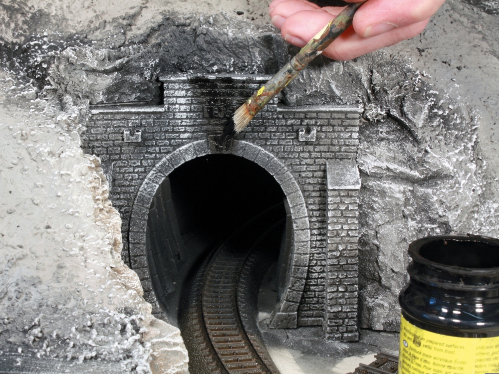 NOCH 58248 H0 Tunnel-Portal 2-gleisig, 23,5 x 13 cm